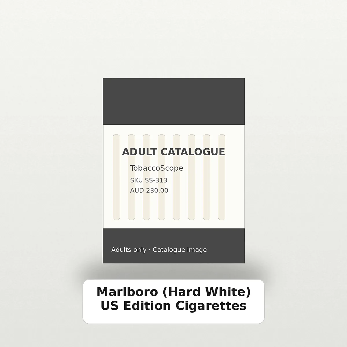 Marlboro (Hard White) US Edition Cigarettes adult-only catalogue product image on TobaccoScope