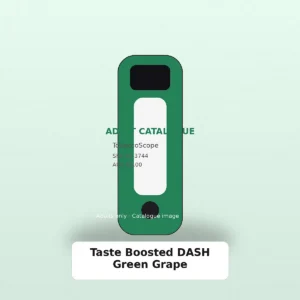 Taste Boosted DASH Green Grape adult-only catalogue product image on TobaccoScope