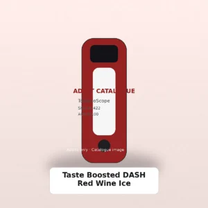 Taste Boosted DASH Red Wine Ice adult-only catalogue product image on TobaccoScope