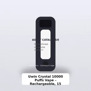 Uwin Crystal 10000 Puffs Vape – Rechargeable, 15 Flavors adult-only catalogue product image on TobaccoScope