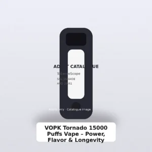VOPK Tornado 15000 Puffs Vape – Power, Flavor & Longevity adult-only catalogue product image on TobaccoScope