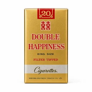 Double Happiness Soft packaging photographed for a pack and carton catalogue page