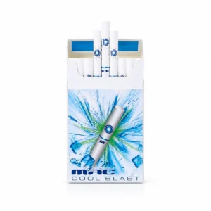 MAC Cool Blast packaging photographed for a pack and carton catalogue page