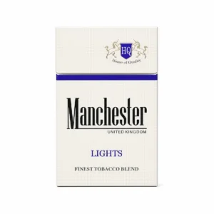 Manchester Light Blue packaging photographed for a pack and carton catalogue page