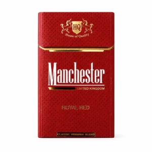 Manchester Royal Red packaging photographed for a pack and carton catalogue page