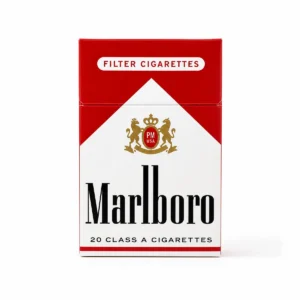Marlboro Red packaging photographed for a pack and carton catalogue page