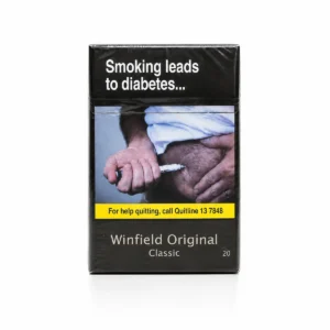 Winfield Original Classic 10mg packaging photographed for a pack and carton catalogue page